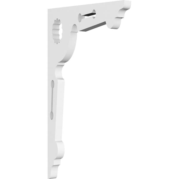 Ekena Millwork Cena Architectural Grade PVC Bracket , 5/8"W X 6 1/2"D X 11"H BKTP01X06X11CE - main